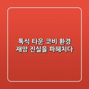 톡식 타운: 코비 환경 재앙, 진실을 파헤치다