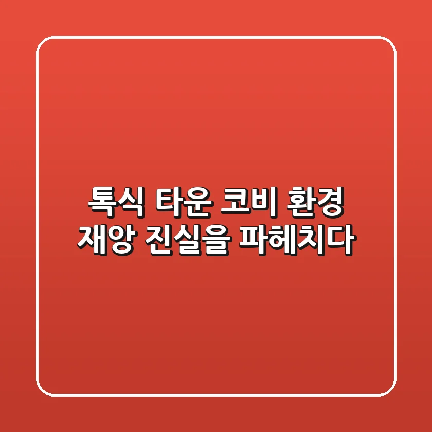 톡식 타운: 코비 환경 재앙, 진실을 파헤치다